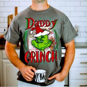 New Daddy Grinch Custom Tshirt